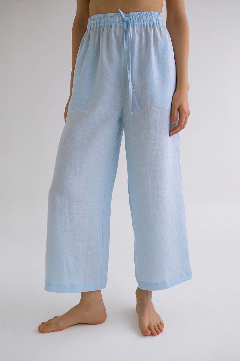 Пижамные брюки изо льна