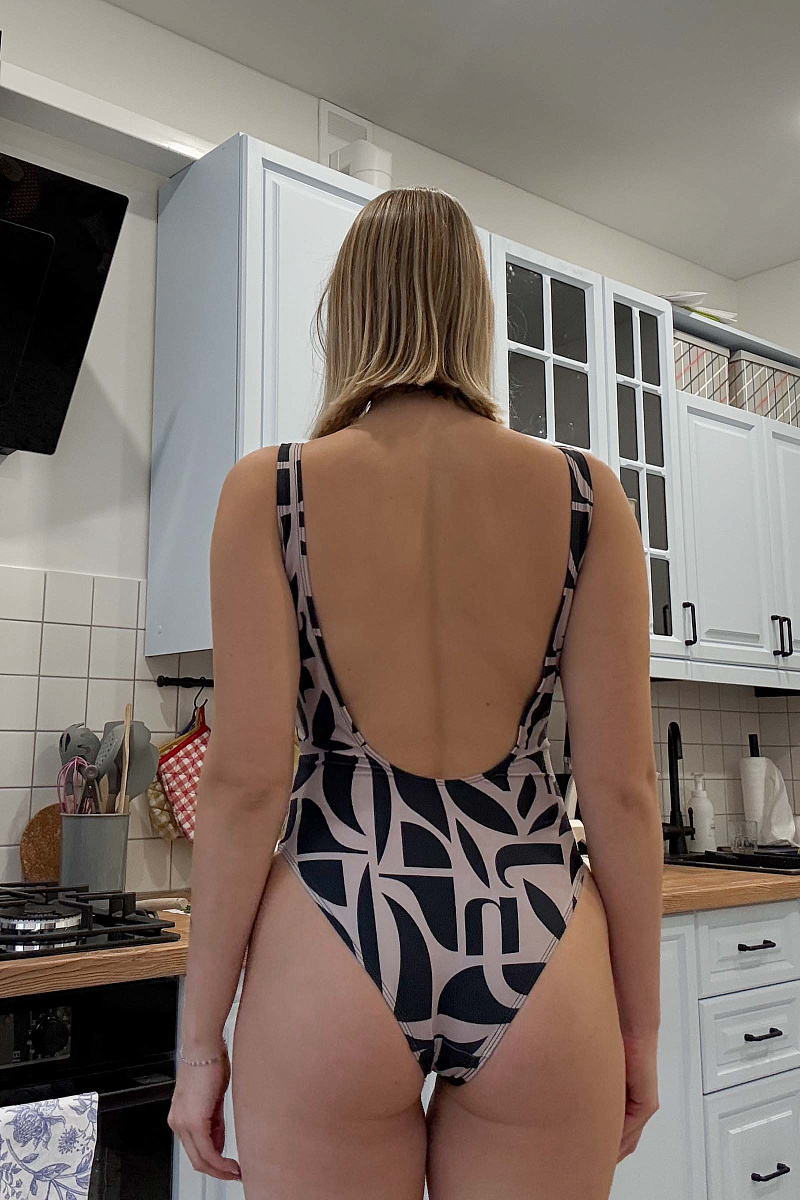 Купальник на широких бретелях Дафна