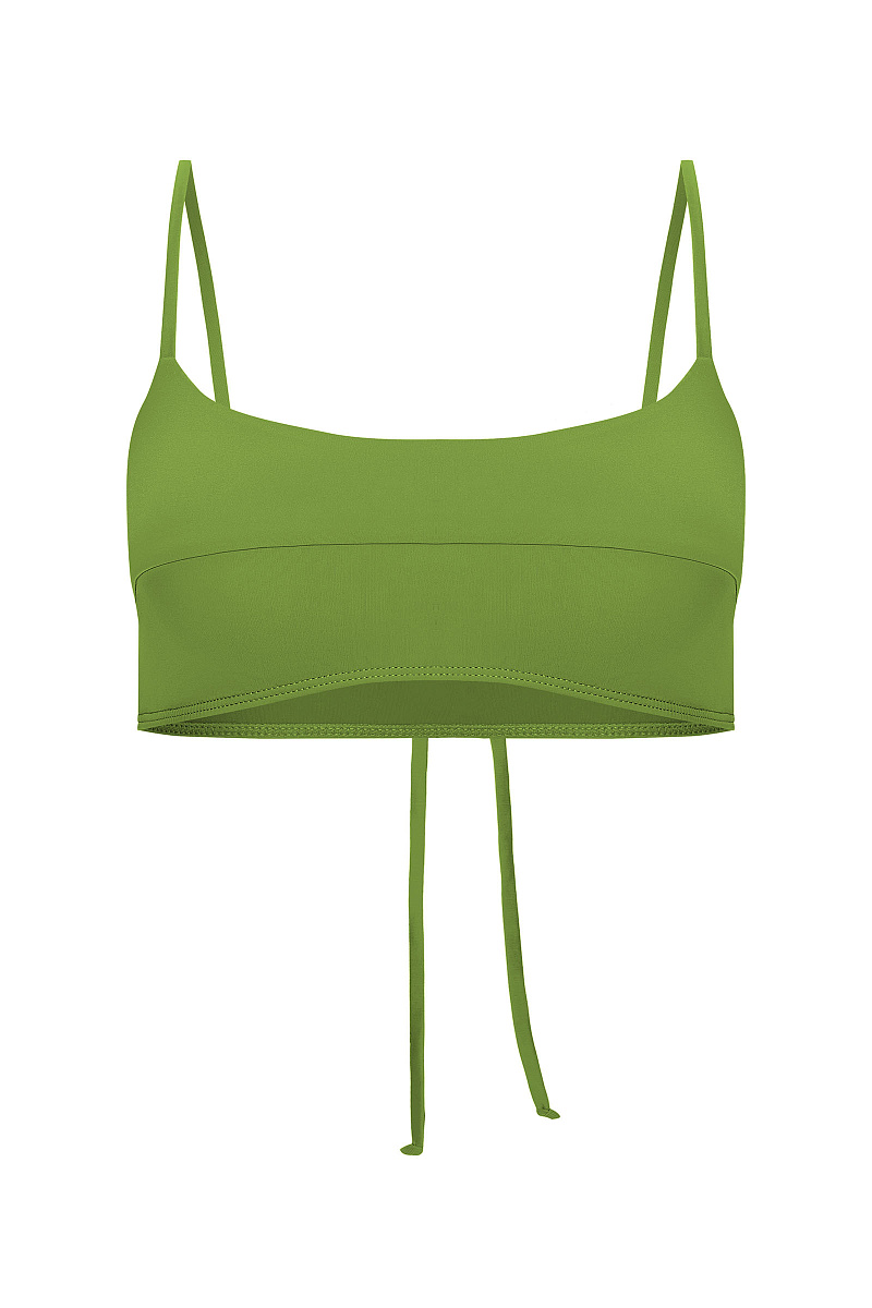 Купальный топ с прямым вырезом Лина 