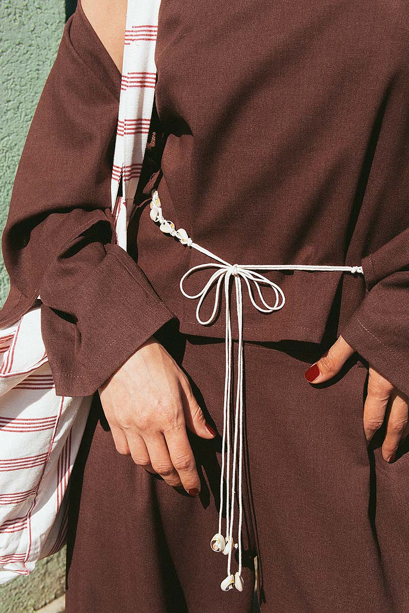 Свободные брюки изо льна