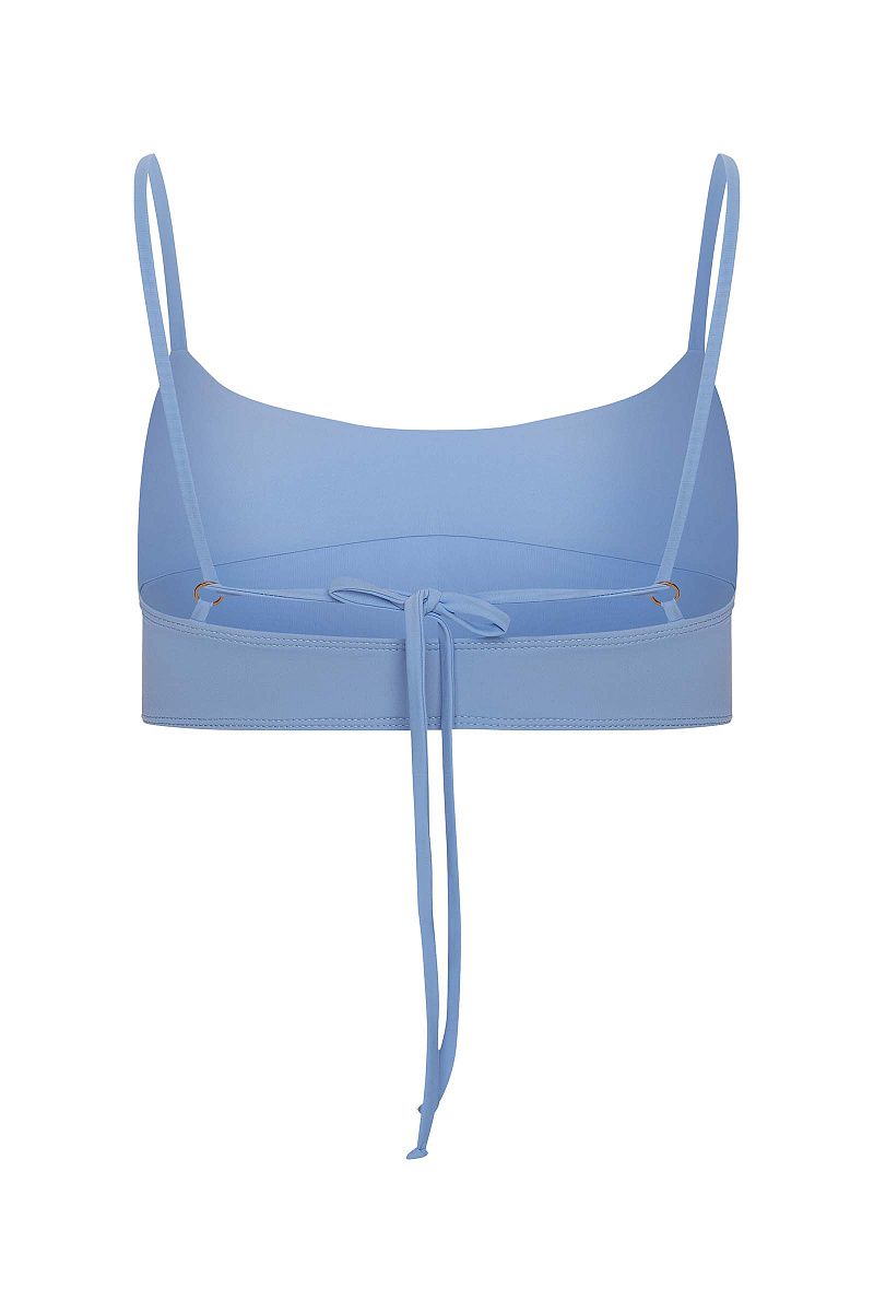 Купальный топ с прямым вырезом Лина 