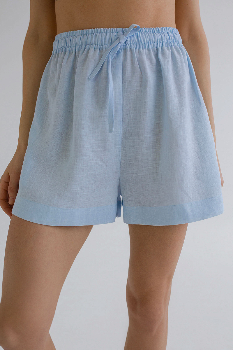 Пижамные шорты изо льна