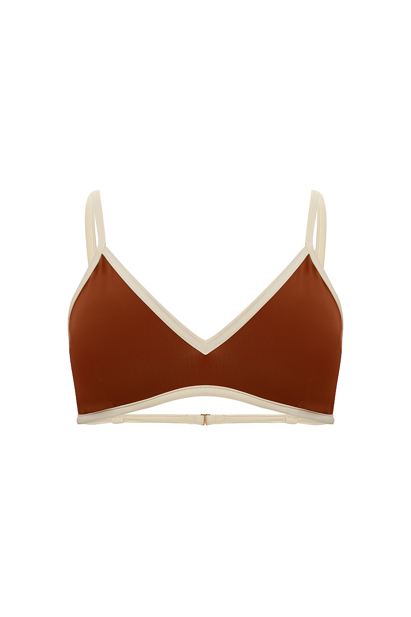 Купальный топ Агла с окантовкой