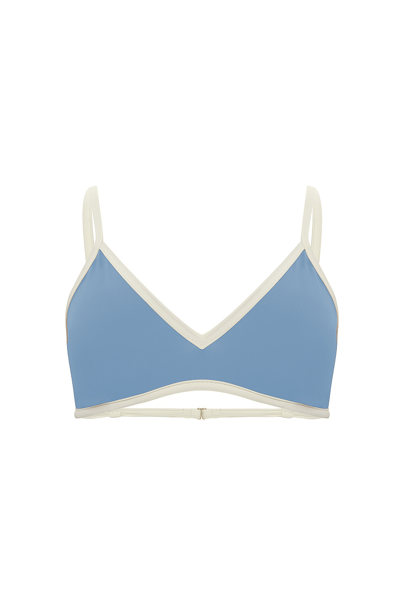 Купальный топ Агла с окантовкой